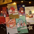 thumbnail image 6 of Sylvtty Christmas Greeting Card 3D Pop Up Holiday Greeting Card Xmas Reindeer Santa Greeting Card with Envelope New Year Gift for Family Friends, 6 of 7