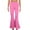 Pink, variant on WIZUTIZ Work Pants Women Lightweight Leisure Loose Wide Leg Beach Pants Elastic Stretch High Waist 7/8 Length Palazzo Pants Solid Flared Dress Pants for Teen Girls Fitness Clubs Green