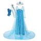 thumbnail image 1 of Disney Frozen Girls Elsa Cosplay Princesa Vestido Lentejuelas Disfraz Snow Queen Fiesta de cumpleaños de Halloween Prom Ropa para niños con Cloak3T (Etiqueta 110) Gao Jinjia LED, 1 of 2