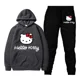 thumbnail image 3 of Sudaderas y tops deportivos de dibujos animados Hello Kitty Hola mengya para hombres y mujeres Primavera y otoño 2024, 3 of 5