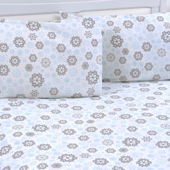 Juego de sábanas de franela Mellanni Cotton con doble cepillado Cal King