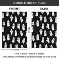 thumbnail image 4 of Black Halloween Ghosts Fall Garden Flags 12.5"x18" Double Side,Small Yard Flags for Outside,Outdoor Fall Decor,Autumn Funny Garden Flag Yard Decoration, 4 of 4