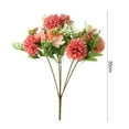 thumbnail image 6 of Sunjoy Tech Fake Bouquet Not Withered Easy Care Non-fading Vivid Decorate Wedding Christmas Artificial Flower Household Stuffs, 6 of 8
