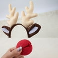 thumbnail image 4 of Yokua Christmas Reindeer Headband with Ears Festive Hair Accessory for arty Wear, 4 of 20
