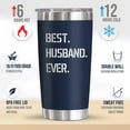 thumbnail image 2 of Gifts For Husband From Wife, Anniversary, Valentines Day, Christmas, Birthday Gifts For Men, Him, Romantic I Love You Husband Gift Ideas, Husband 20 Oz Stainless Steel Tumbler For Men, 2 of 6