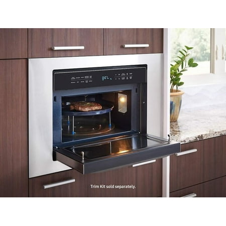 Samsung - 1.2 cu. ft. Countertop Convection Microwave with PowerGrill - Black