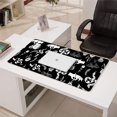 thumbnail image 3 of Long Mouse Pads for Desk,Black Hand Flower Snake Pattern Desk Mats on Top Of Desks, Desk Mouse Pad Extra Large with 3mm Non-Slip Base and Stitched Edge for Gaming,Office,Work,Home 31.5"x15.7", 3 of 6