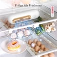 thumbnail image 6 of Rechargeable Fridge Deodorizer Odor Eliminator - Compact & Cordless Air Freshener for Kitchen (2 PCS - Gold), 6 of 7