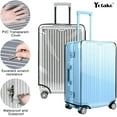 thumbnail image 6 of Yotako Clear PVC Suitcase Cover Protectors 24 Inch Luggage Cover for Wheeled Suitcase (24''(21.70''H x 16.90''L x 11.80''W)), 6 of 9