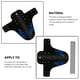 thumbnail image 5 of Yuarrent Guardabarros de bicicleta Premium Guardabarros de carbono resistente al desgaste/Guardabarros de bicicleta trasera Engranajes de protección Ciclismo Azul Yuarrent CZ13133-07B, 5 of 6
