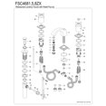 thumbnail image 6 of Kingston Brass FSC4685ZX Millennium Widespread Bathroom Faucet with Pop-Up Drain, Oil Rubbed Bronze, 6 of 8