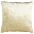 thumbnail image 2 of SAFAVIEH Braidy 18" x 18" Distressed Solid Plush Pillow, Cream, 2 of 4