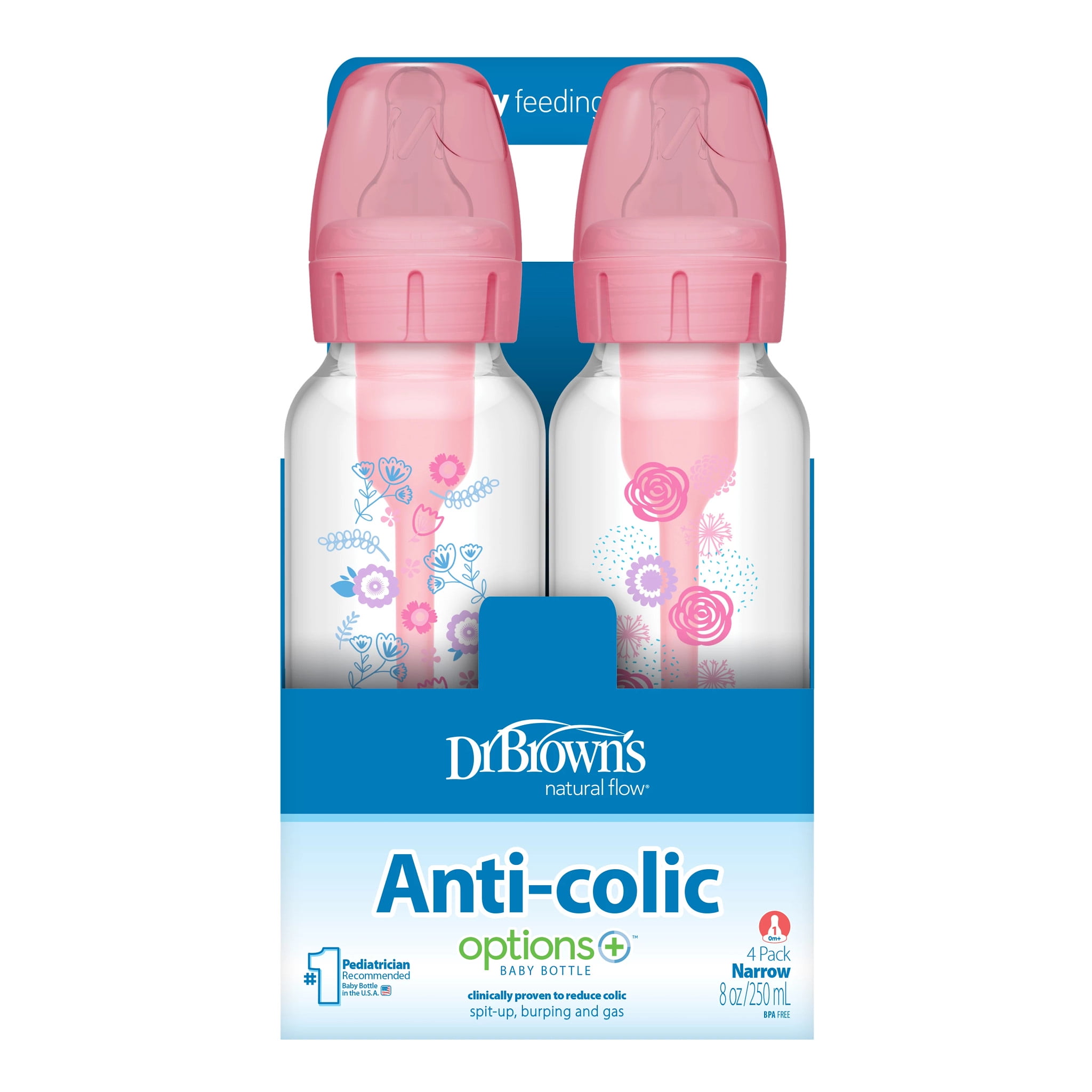 Baby Bottle Gift Set Pink Dr Browns Bottle Sets Brown's Anti-Colic