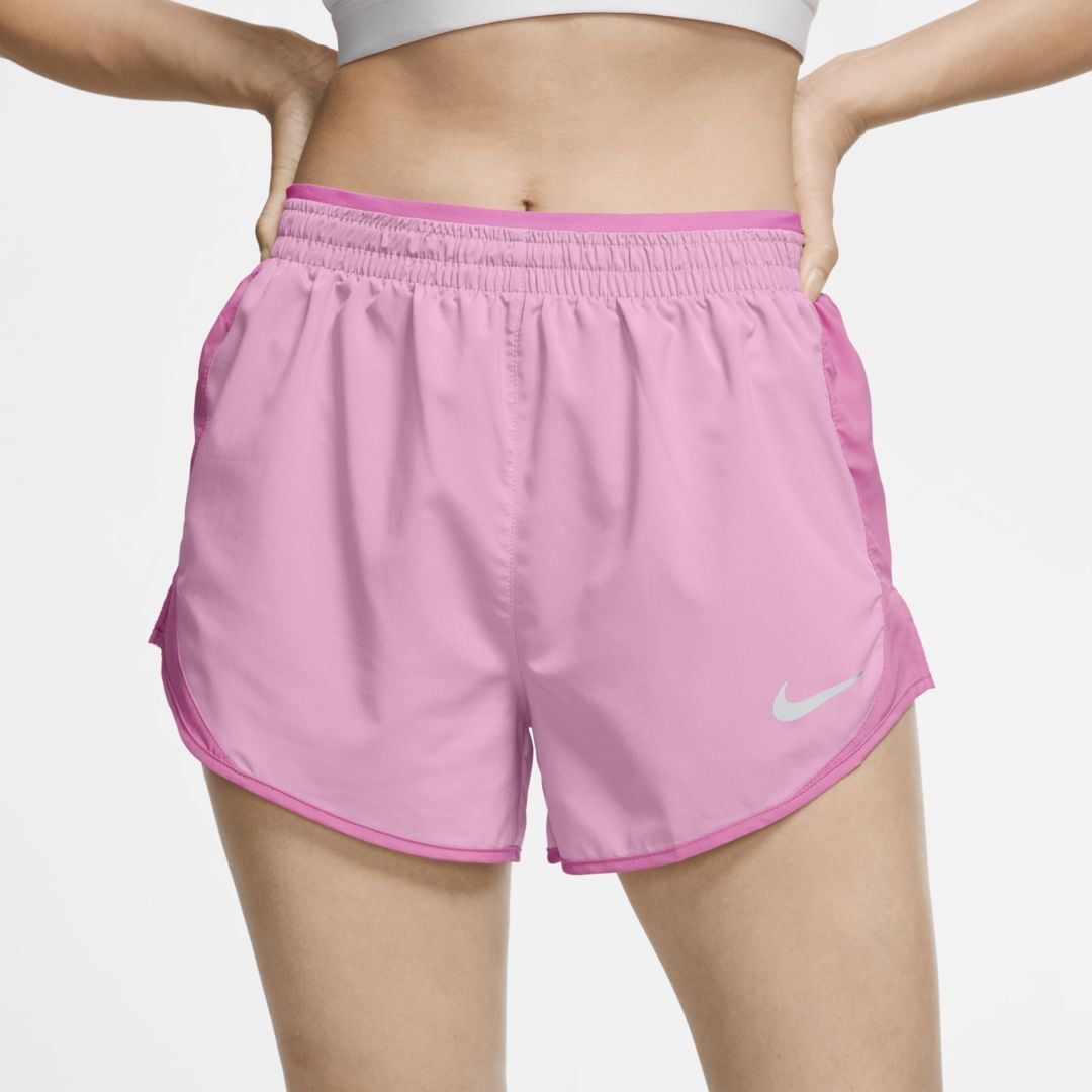 Nike Women's Dry Tempo Running Shorts Pink Size Small