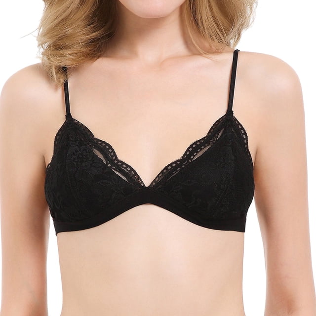 Soutien-gorge de Classification des Produits 2 Femmes Sans Bretelles Triangle Bonnet Dentelle sous-Vêtements Confortables pour le Soutien et la Confiance