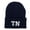 Navy, variant on TN Tennessee State Embroidered Long Beanie - Navy OSFM