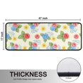 thumbnail image 5 of Kitchen Rugs Sets Of 2,Pioneer Flower Floral Print Pattern Anti Fatigue Kitchen Mat Rugs Non Slip Washable,Decorative Kitchen Floor Mats for Kitchen,Sink,Laundry,17X47 Inch, 5 of 5