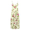 thumbnail image 5 of Ovzne Robes Grande Taille pour Femmes Rondes Robe d'Été Robes pour Femmes Imprimé Sans Manches Col Rond Robe Décontractée Robes Grande Taille Imprimé Liquidation, 5 of 5