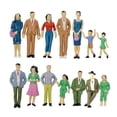 thumbnail image 1 of 14 Piezas De Plástico 1/25 Modelo En Miniatura De Personas Modelo Conjunto Para De Arena Jugar Juguete Divertido, Coleccionables SM SunniMix Modelos en miniatura Personas, 1 of 5