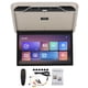 thumbnail image 1 of Monitor abatible para montaje en techo de coche de 19 pulgadas, TV de techo HDMI, compatible con control remoto para Android 9.0 (Beige) Jadeshay A, 1 of 8