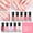 B, variant on Dengmore Nail Polish Set Quick-Drying Peelable Tearable Nail Polish Salon Gel Manicure and Nail Art DIY at Home 5ML * 10 Bottles