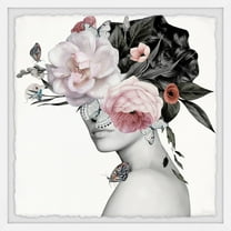 Parvez Taj Pastel Peonies Framed Wall Art