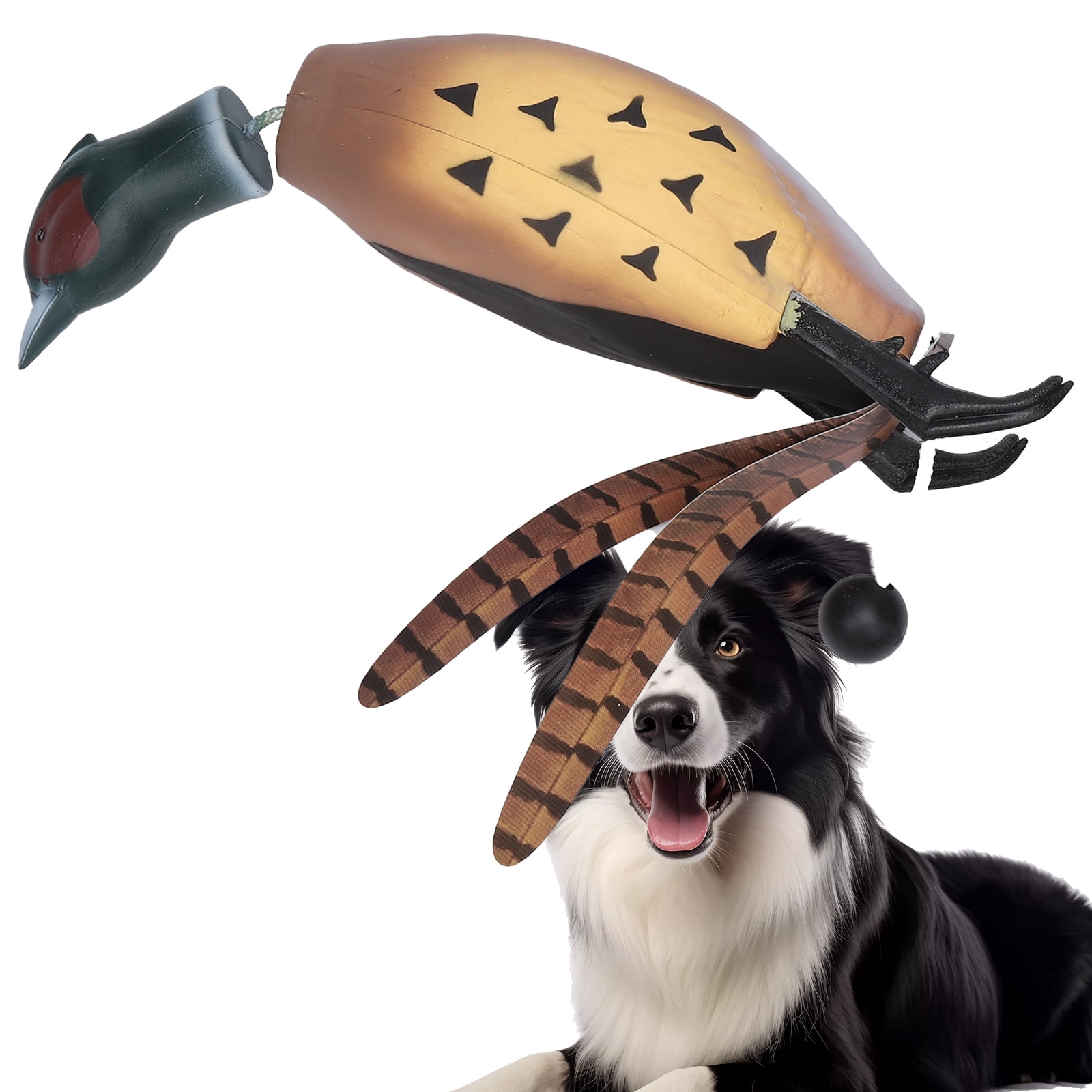 YardGo Duck Dog Toy, Training Dummy Retrieving Dog Toy Duck Bumper Retriever, Pheasant Dog Toy, Duck Rope Toy, Dog Training Toy for Small, Medium and Large Dogs