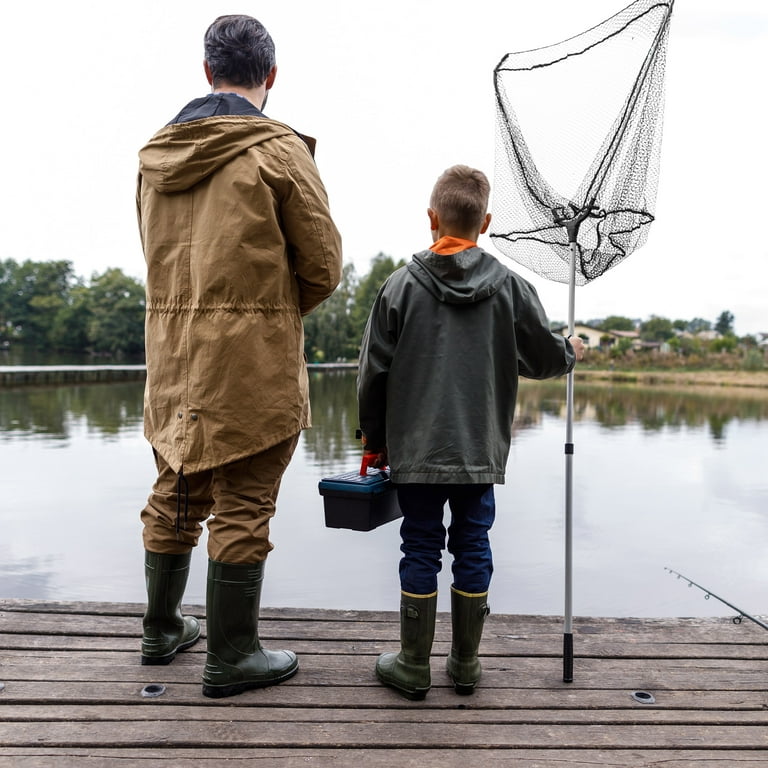 Foldable landing net - G3271 - Green Trail