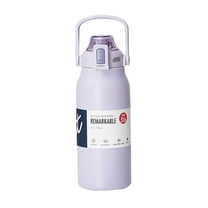 THLKIF Insulated Water Bottle, 60oz Stainless Steel Vacuum Flask, Leak-Proof for Hot and Cold Drinks, for School, Sports, Outdoor, 1700ml