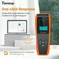 thumbnail image 3 of Temtop Air Quality Monitor LKC-1000S+ 2nd PM2.5 PM10 Formaldehyde Temperature and Humidity TVOC AQI Tester Indoor Outdoor Air Pollution Detector w/ Data Export, 3 of 8