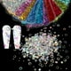 thumbnail image 4 of Lentejuelas redondas huecas de Arco Iris para decoración de uñas, accesorios holográficos ultrafinos con purpurina, suministros profesionales para uñas, 4 of 4