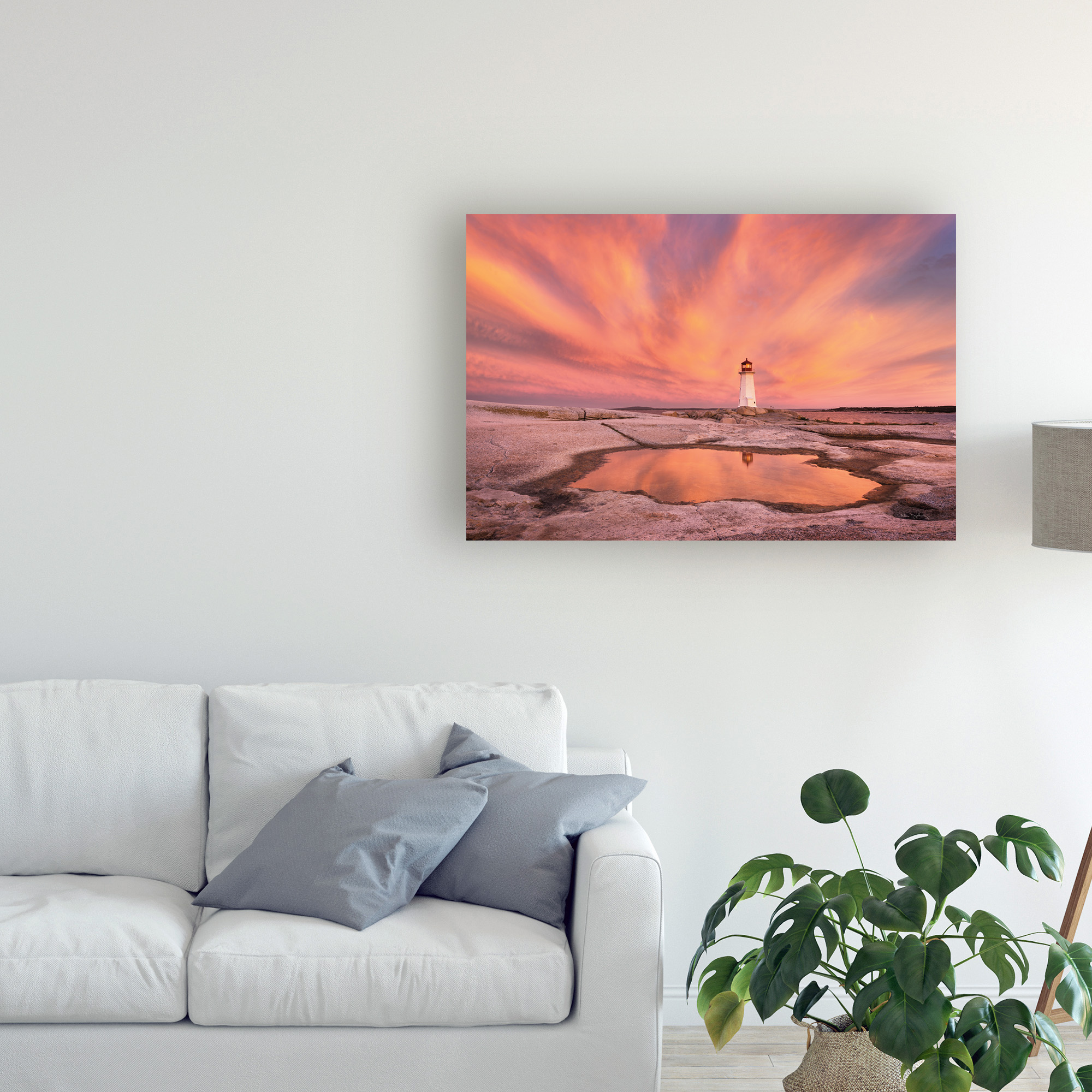 Trademark Fine Art 'Peggys Cove Nova Scotia' Canvas Art by Alan Majchrowicz