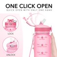 thumbnail image 5 of Botellas De Agua Hyeta De 32 Oz Con Pajita: Manténgase Motivado E Hidratado Con Horarios Convenientes Para Beber Marcas Duraderas A Prueba De Fugas, 5 of 5