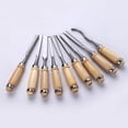 thumbnail image 2 of Professional Woodworking Chisel Set - Eleoption Set Of 12 Sharp Woodworking Tools With Carrying Case - Carpentry Carving Knife Kit Ideal For A First Time Wood Carving Novice, 2 of 6