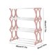 thumbnail image 3 of organizador de zapatero estante metálico de 4 niveles | Tubo de polipropileno y acero | Almacenamiento que ahorra espacio para entrada, armario, dormitorio, dormitorio | Fácil montaje | Diseño, 3 of 6