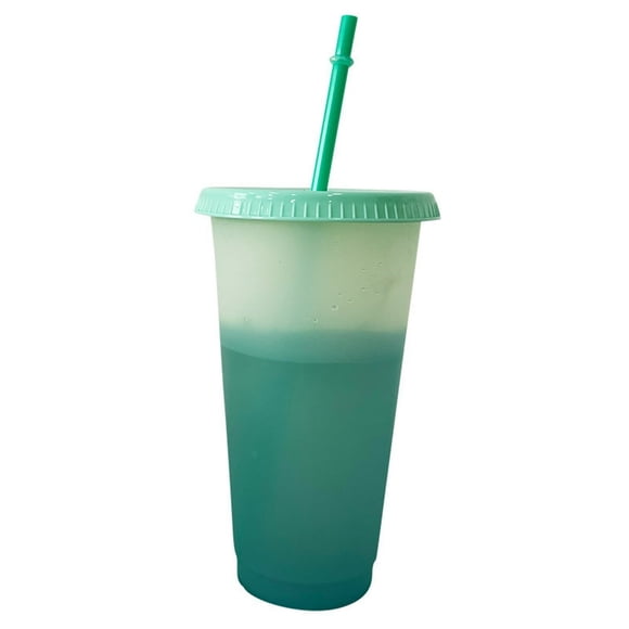 MesaSe Color Changing Cups Tumblers with Lids & Straws - 12oz Reusable Plastic Kids Drinking Cups Bulk Party Sippy Cups Cold Water Cup Set for Childrens Extra Savings