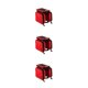 thumbnail image 3 of Bolsa de teléfono móvil Soidarity para bicicletas con pantalla táctil y cierre de cremallera color Rojo, 3 of 6