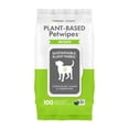 thumbnail image 1 of 100 toallitas Petkin de base vegetal Petwipes para perros y gatos, sin perfume, 1 of 7