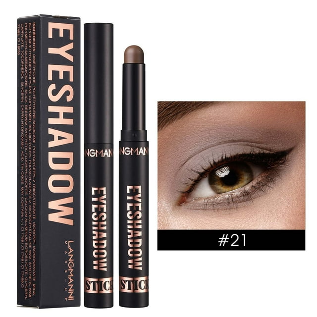 Mareep Eyeshadow Stick Single,Eyeshadow Stick Longwear Cream Eye Shadow Stick Matte Eyeshadow Eye Makeup 2g