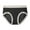 Black, variant on Women's High Waisted Seamless Underwear Fabric Breathable Soft Stretch Daily Brief Panties Blue, M