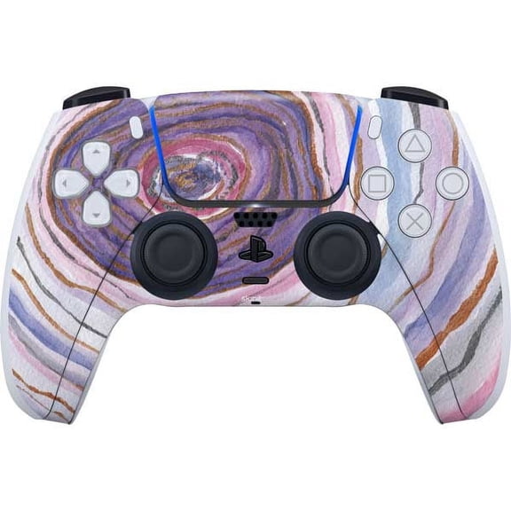 Skinit Geode Lilac Watercolor Geode PS5 Controller Skin