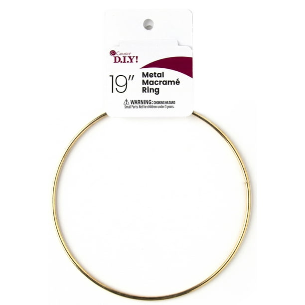 Macrame gold ring sale
