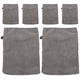 thumbnail image 1 of 6Pcs Facial Cleaning Gloves Microfiber Makeup Remover Reusable Makeup Remover Gloves, 1 of 4