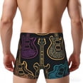 thumbnail image 3 of Men's Boxer Briefs Comfortable Breathable Underwear, Electric Guitars Rock Music, 3 of 7