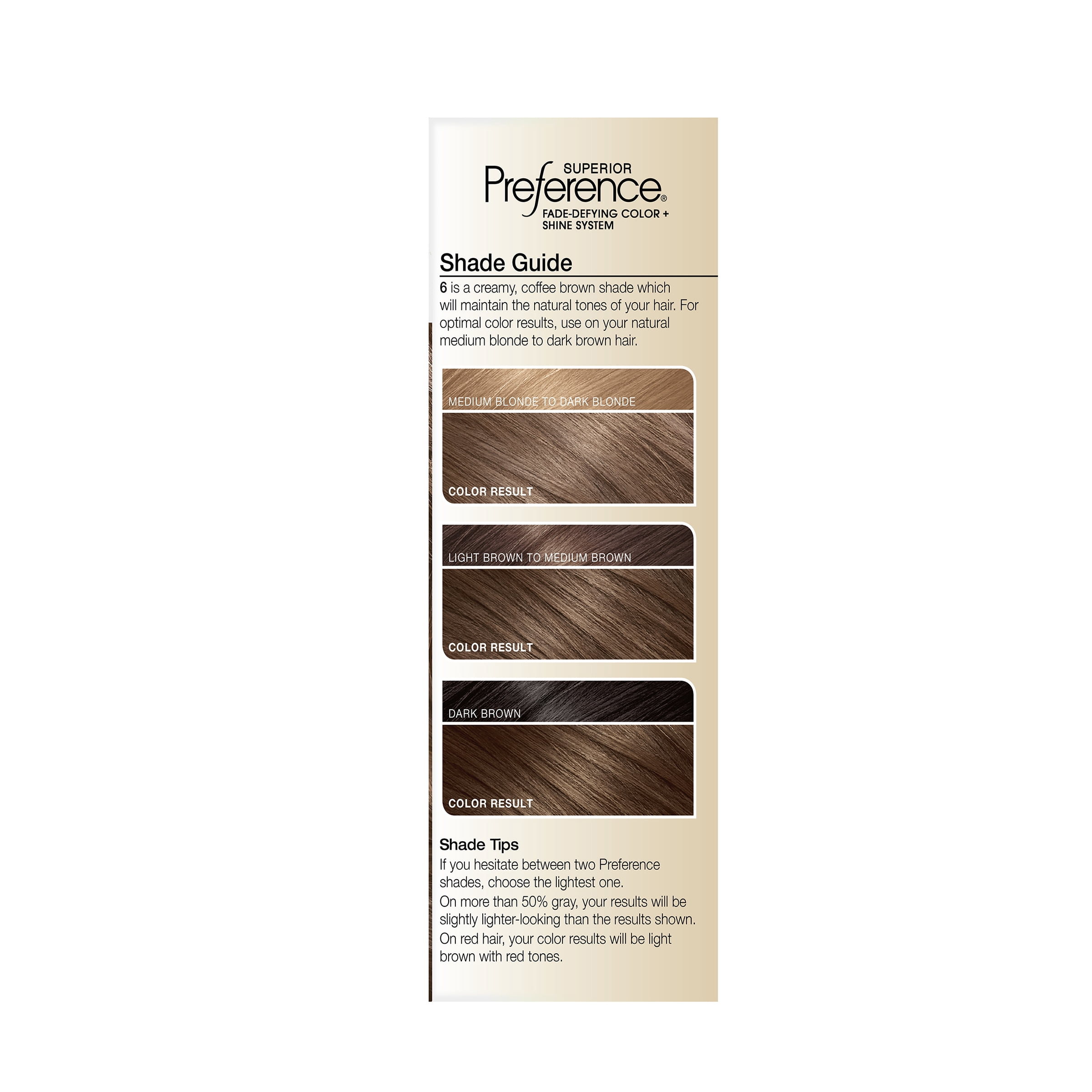 L'Oreal Paris Superior Preference Permanent Hair Color, 6 Light Brown (Pack of 2)