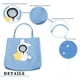 thumbnail image 2 of Bolsa De Transporte Para Mascotas Bolso de hombro para gatos Bolso de mano transpirable para perros de dibujos animados expuesto para mascotas (azul claro L) Wdftyju Libre de BPA, 2 of 3
