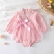 thumbnail image 3 of Gibobby Mamelucos para bebe niño polar de manga corta para niñas pequeñas, prendas de vestir de moda de malla para ropa de bebés(Rosa, 12-18 Meses), 3 of 4