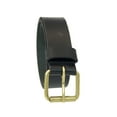 thumbnail image 2 of 1-1/2 in. US Steer Hide Harness Leather Men's Belt with Antique Brass Finish Roller Buckle, 2 of 2