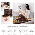 thumbnail image 4 of Thanksgiving Bogy Autumn Pumpkin Maple Leaf Harvest Farm Throw Flannel Blanket 40x60In Super Soft Cozy Bed Blanket, Lightweight Plush Fuzzy Bed Throw for Bedroom Sofa Couch Living Room, 4 of 4