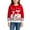 1#Red, variant on Kiijoy Christmas Sweater for Girls Cute Cartoon Long Sleeve Knit Pullover Top, Sizes 3-4